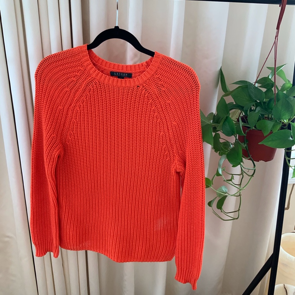 Ralph Lauren Blood Orange Sweater